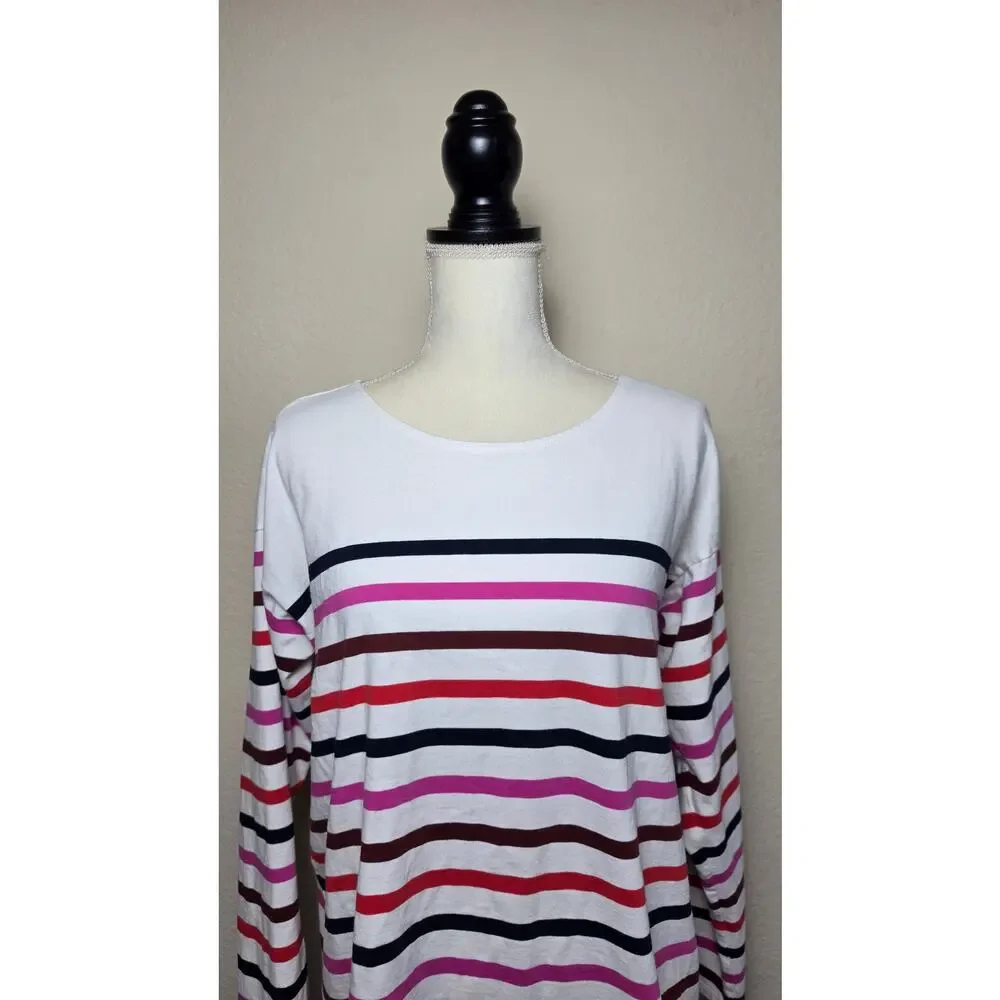 J. Crew Women's Contrast Yoke Top Large